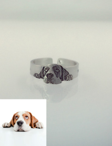 Dog remembrance clearance ring