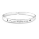 Personalised 8mm Endless Bangle - 925 Sterling Silver