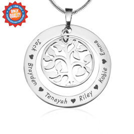 Personalised My Family Tree Necklace - Sterling Silver