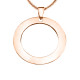 Personalised Circle of Trust Necklace - 18ct Rose Gold Plated