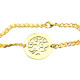 Personalised My Tree Bracelet - 18ct Gold Plated