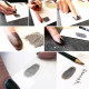925 Sterling Silver Handprint / Footprint Heart Charm Necklace