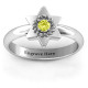 Star of David with Stone and Roping Ring