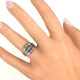 Sterling Silver Charlotte Centre Marquise and Princess Ring