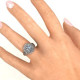 Victoria Double Halo Ring