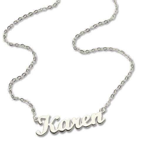 Style on sale name necklace