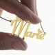 Personalised Nameplate Necklace for Girls 18ct Gold Plated