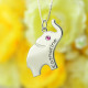 Good Luck Gifts - Elephant Necklace Engraved Name