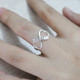 Personalised Infinity Nameplate Ring Sterling Silver