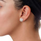 Sterling Silver Monogram Stud Earrings
