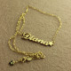 18ct Gold Plated Carrie Style Name Necklace With Star